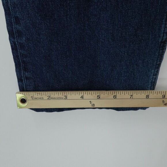 Reformation Jeans 31x29 Blue‎ Donna High Rise Bootcut Dark Wash Casual Stretch - Picture 6 of 13